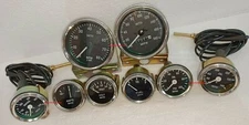 Smiths-52mm-Kit-Temp-Oil-Fuel-Oil Temp Volt +Amp +rpm+speedometer 85 mm