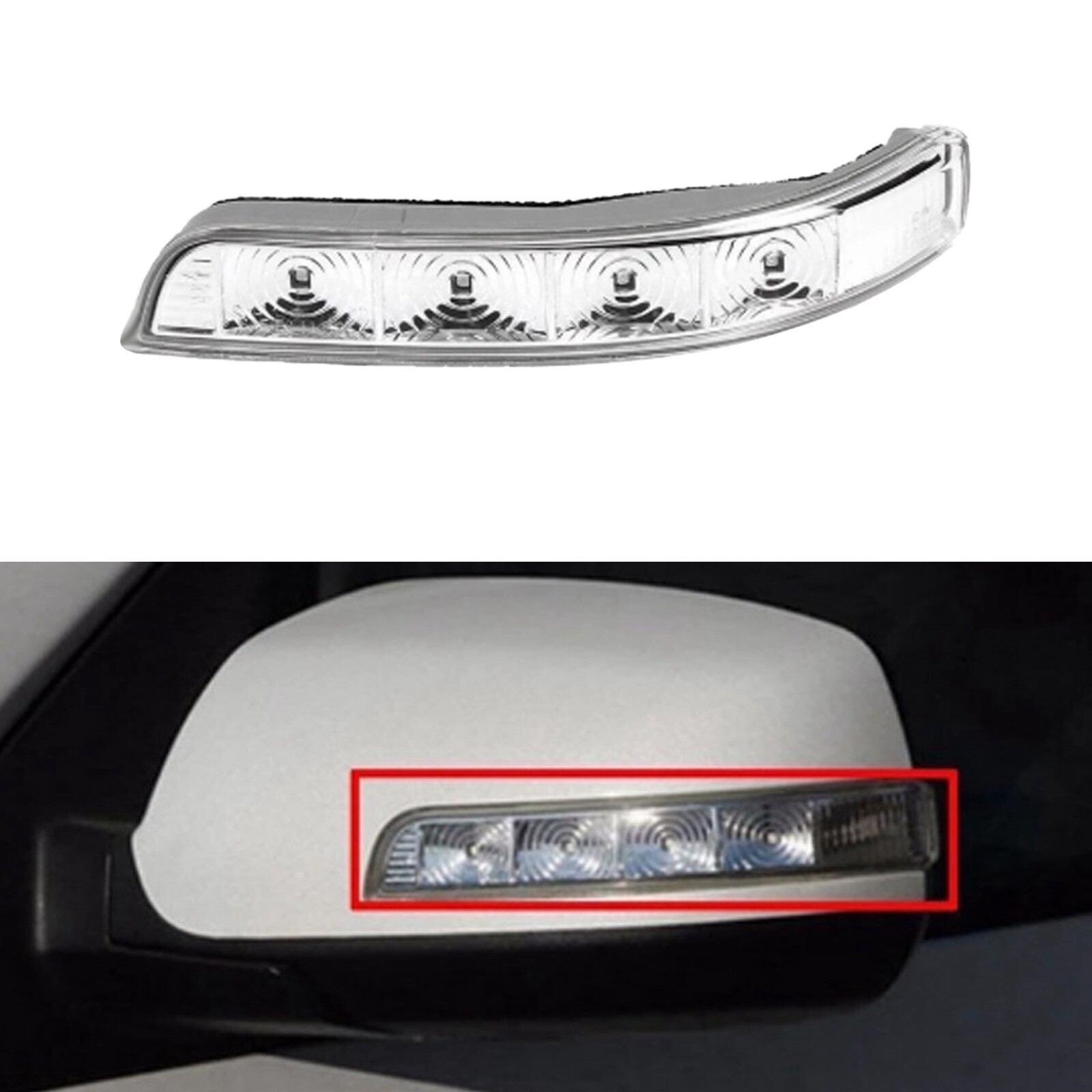 Left 4 LED Turn Signal Side Mirror Light 876131U000 For Kia Sorento SX