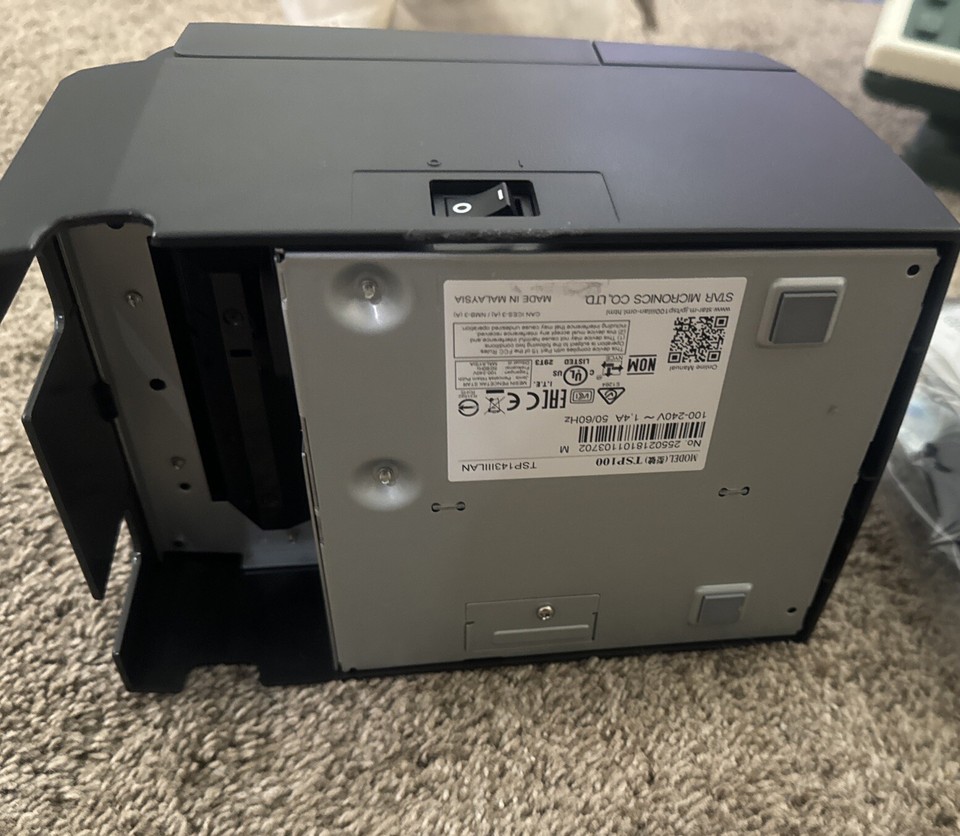 NEW OPEN BOX STAR TSP100iii Future Print Thermal Receipt Printer (NO