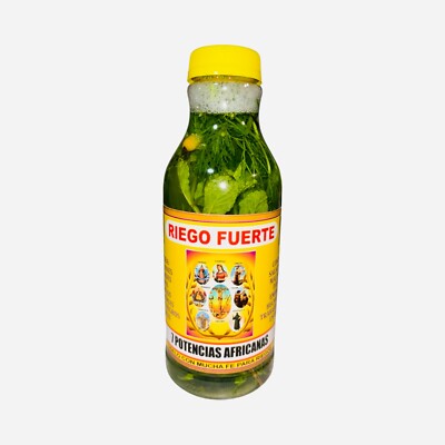 RIEGO FUERTE 7 Potencias Africanas Para Limpias Buena Suerte Abre Camino 1 LITER