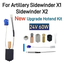 3D Printer for Artillery Sidewinder X1 X2 Hotend Extruder Nozzle Kit 24V 60W