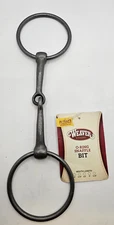 Weaver Leather 25-2281 Ring Snaffle Horse Bit 5" Mouth Raw Sweet Iron