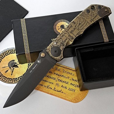 Spartan Blades HARSEY SF5 Folder Special Edition BLK Magnacut Divinci Titanium