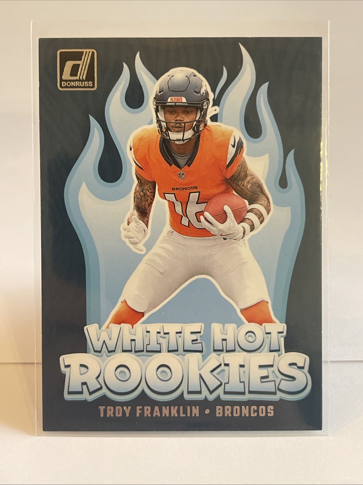💎2024 Donruss White Hot Rookies #WH7 Troy Franklin RC - Broncos💎