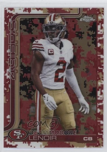 2025 Topps Chrome Team Camo Deommodore Lenoir #269 0v33