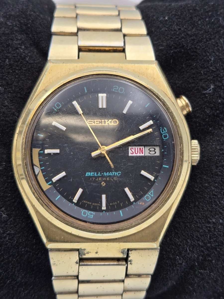 Seiko Bell-Matic Stainless Steel Band Stainless Steel Case