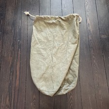 Vintage 1940s WW2 US Army Green Canvas Duffle Bag VGUC