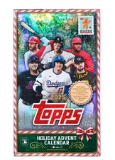 2025 Topps Baseball Holiday Advent Calendar Box Sealed Brand NEW
