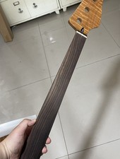 Roasted flame Maple Electric bass Rosewood fretless guitar neck jazz bass neck