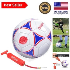 Multicolor Premier Soccer Ball - Size 5 - Perfect for Training  Games with Pump