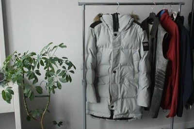 Men Helly Hansen Parka Silver 40 /L / 48