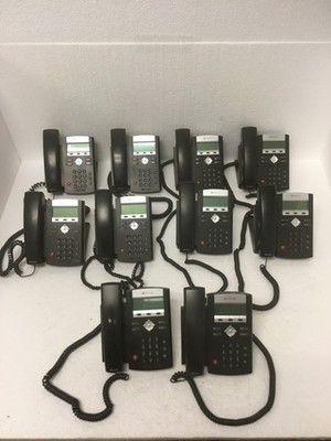 10x Polycom SoundPoint IP 335 VoIP SIP Phone PoE HD Voice WORKING FREE SHIPPING