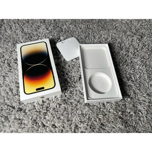 Empty Apple iPhone 14 Pro Box Gold 512GB Original Box Only - 第 8/8 張圖片