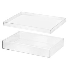 10.24" x 7.09" x 2.36" Acrylic Box with Lid Clear Acrylic Display Boxes