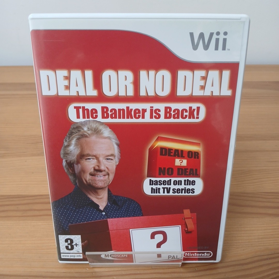 Deal or No Deal: The Banker Is Back Nintendo Wii Game VGC CIB UK Release Tested
