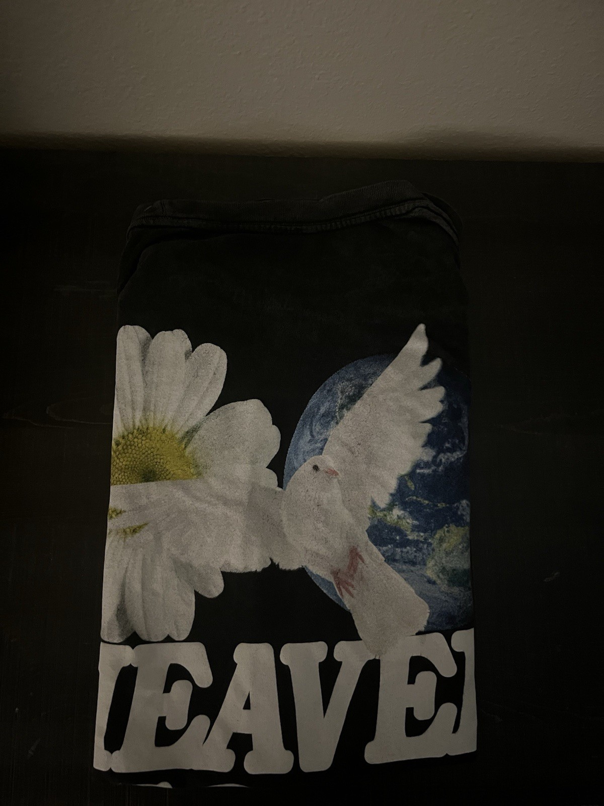 Niche Brand Heaven Come T Shirt Black