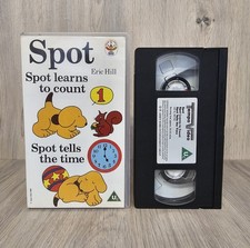 SPOT LEARNS TO COUNT / SPOT TELLS THE TIME VHS 