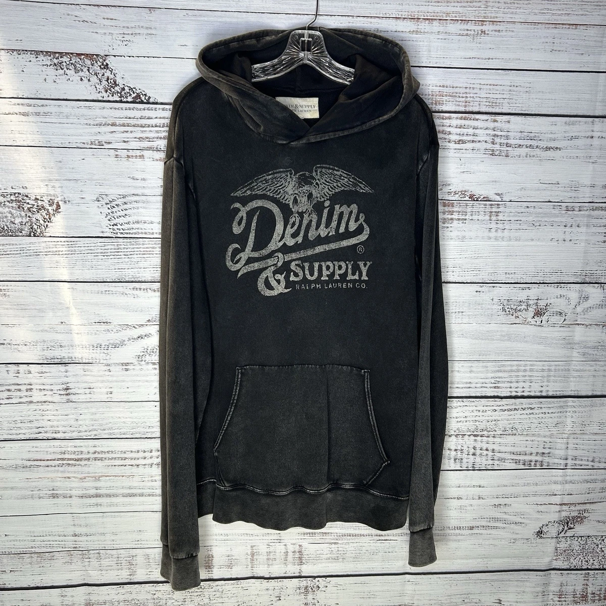 Denim & Supply Ralph Lauren Black Hoodies & Sweatshirts for Men