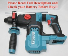 Genuine & New Erbauer ERI1078SDS 3.4kg 18V EXT Brushless Cordless SDS Plus Drill
