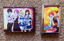 Buckle-Down Fairy Tail Anime Wallet and Fairy Tail Natsu & Happy Metal Case