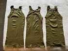 Vintage Set 3 Date Stamped 1948 Post WWII Era Cotton Undershirts SM Military QM