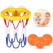 Bath Toys, Bathtub Basketball Hoop for Kids Toddlers, Bath Shower Toys for Kids,