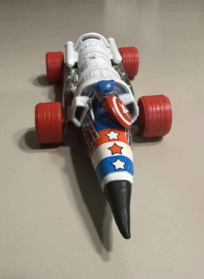 Vintage 1979 Corgi Classics Marvel's Captain America Jetmobile #263 Rocket Toy - Image 4 of 4