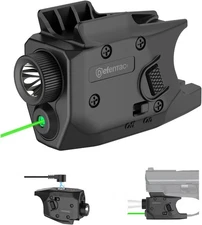 DEFENTAC 350 Lumens Pistol Light Green Laser Combo is Compatible with M&P Shield