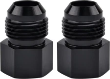 Large Diameter Fuel Line Adapter AN10 to 1/4 NPT Fitting 2 Pieces