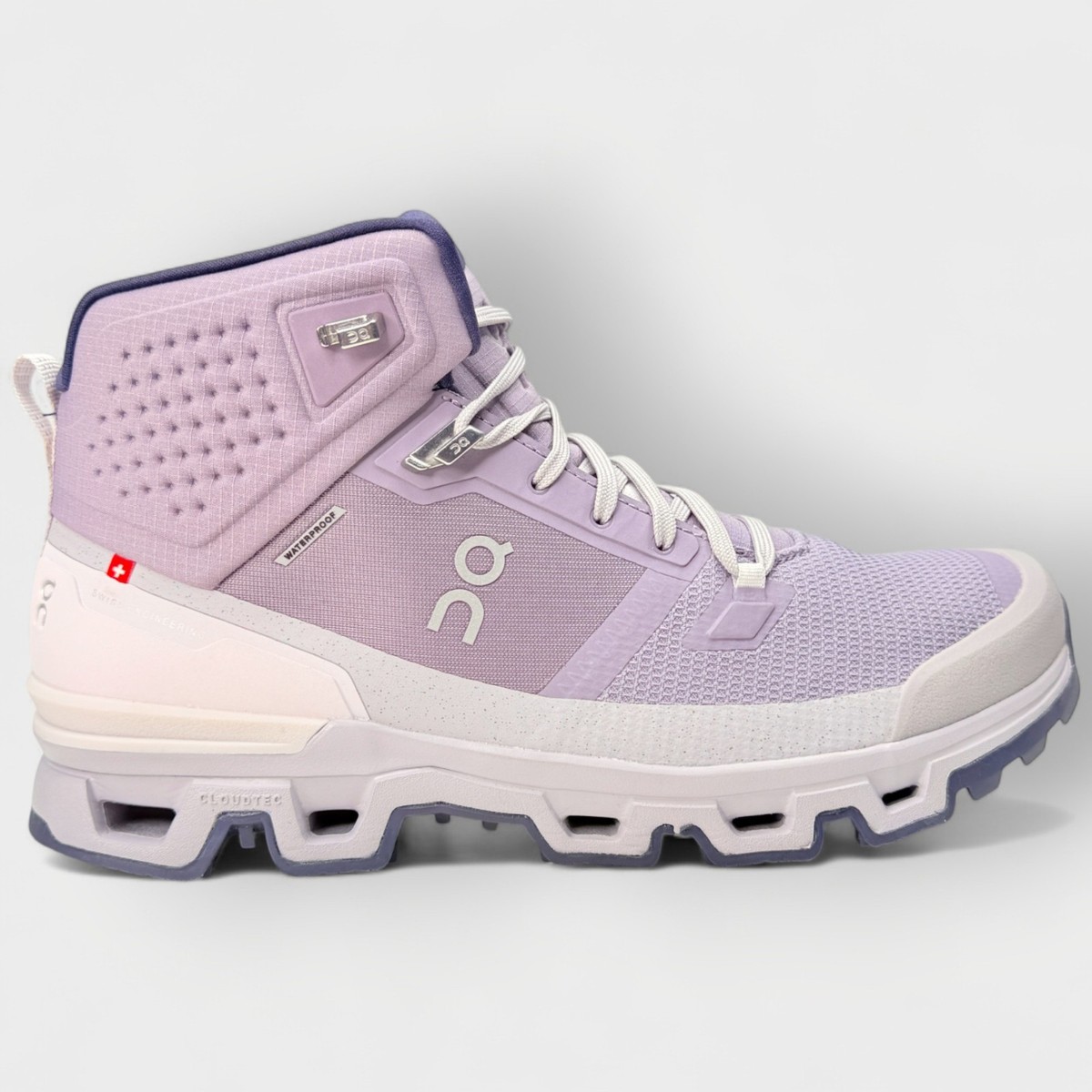 On Cloudrock Waterproof Hiking Boots Women's Shark New w