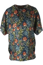 GUCCI MULTI NOJUM SILK TOP IT 46 UK 14