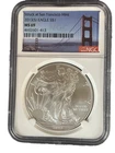 2013-(S) American Silver Eagle $1 Dollar Coin One Troy Ounce 0.999 Fine NGC MS69