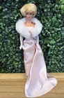 Vintage 1993 Repro Bubblecut Barbie w/  ‘Enchanted Evening’ Repro Dress Display