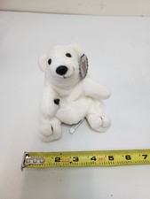 Vintage Coca Cola 1997 Bean Bag Plush Polar Bear With Bottle - 0109