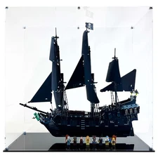 Display Case for LEGO 10365 Icons Captain Jack Sparrow's Pirate Ship Black Pearl