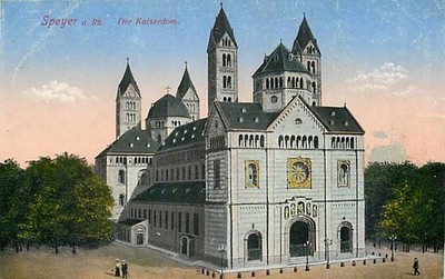 Speyer am Rhein Imperial Cathedral Romanesque Cathedral Postcard Postcard