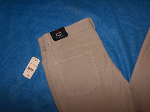 Size 18 Boys Brooks Brothers Corduroy Pants (Gray) - Picture 4 of 4