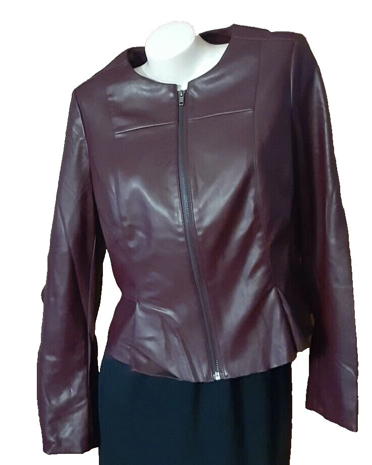 Worthington Industries Motorcycle Jacket Solid Coats, Jackets & Vests for Women