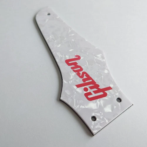 Right-hand Guitar Truss Rod Cover Pickguard with Logo for Gibson Firebird Guitar