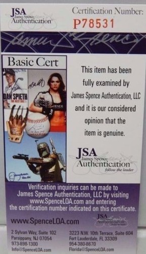 Al Cowlings San Francisco 49ers Signed 1995 Int'l Sports Show Phone Card JSA Aut - Picture 3 of 3