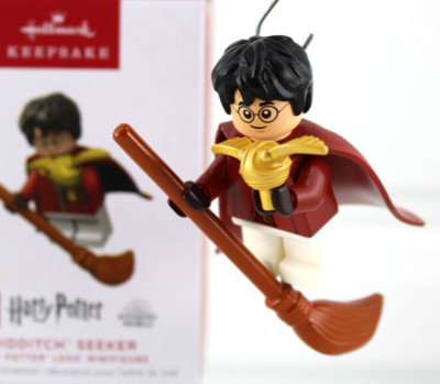 Hallmark Quidditch Seeker Harry Potter LEGO Minifigure Wizard Christmas 2023 New