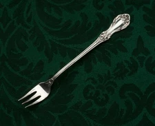 Wild Rose by International Sterling Silver Seafood Cocktail Fork 5 5/8"
