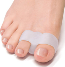 Pack of 12 Bunion Corrector, Toe Separators with 2 Loops, Big Toe Spacer Suitabl