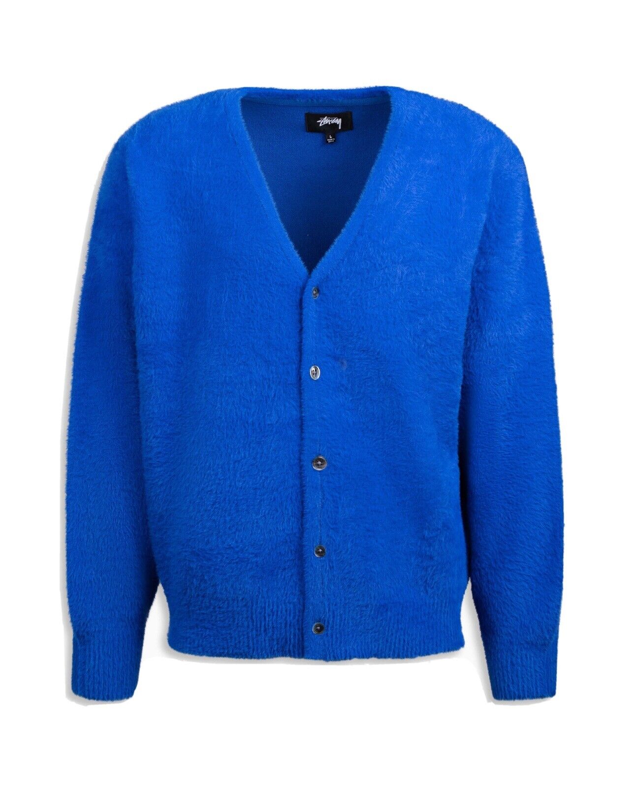 カーディガンStussy Shaggy Cardigan - Royal Blue L