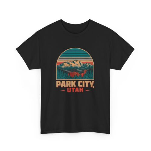 Retro Park City Utah Grafik T-Shirt Unisex Vintage Kurzarm Tee
