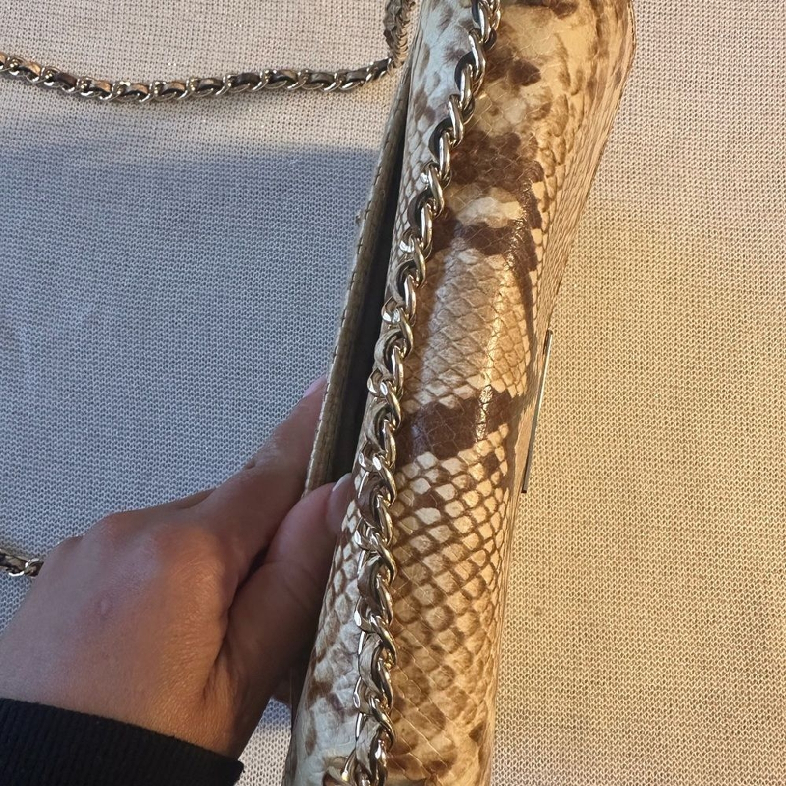 Michael Kors Straw Python Capsule Rose Bag. Pre-l… - image 9