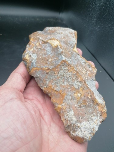 France Lower Paleolithic 444g Handaxe Biface Marks of fire Heidelbergensis - Picture 5 of 16