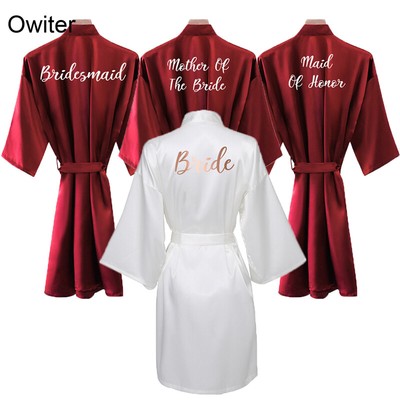 bride and bridesmaid robes cheap