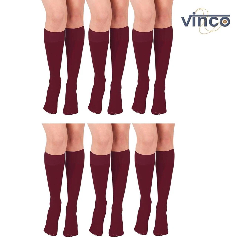 Mujer Pantalón Calcetines Hasta la Rodilla Elásticos Suave Fino Material Talla 9-11, 6-12 Pares Foto 3 de 4