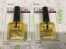 2 X COVERGIRL NAILSLICKS NAIL CARE .4 OZ / 11 ML QUICK SHINE NAIL FINISH OLD
